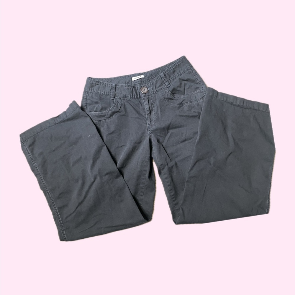 Dockers Black Low Rise Straight Leg Cargo Pants